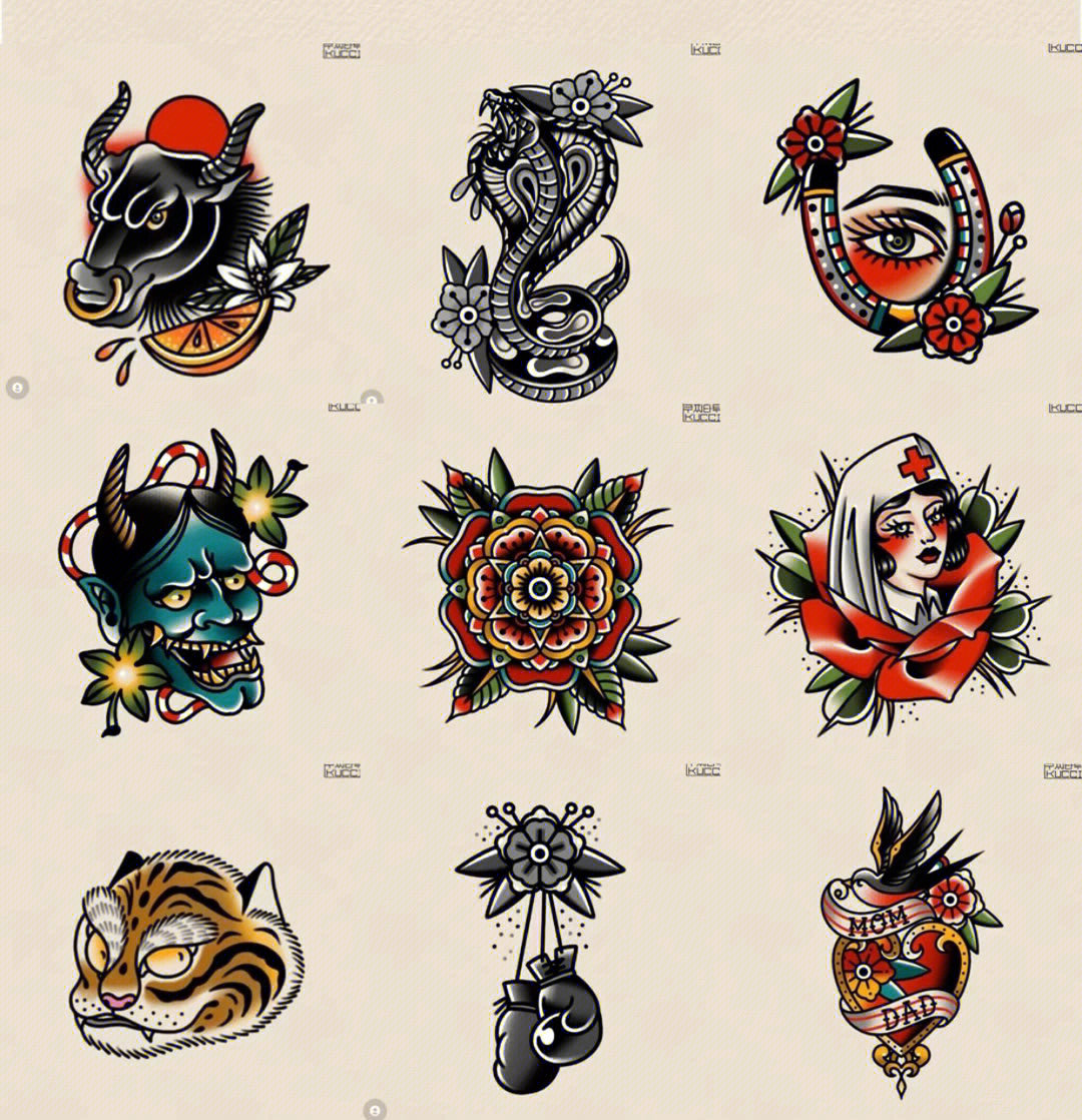 時尚潮流展現(xiàn)，最新紋身圖案設(shè)計精選