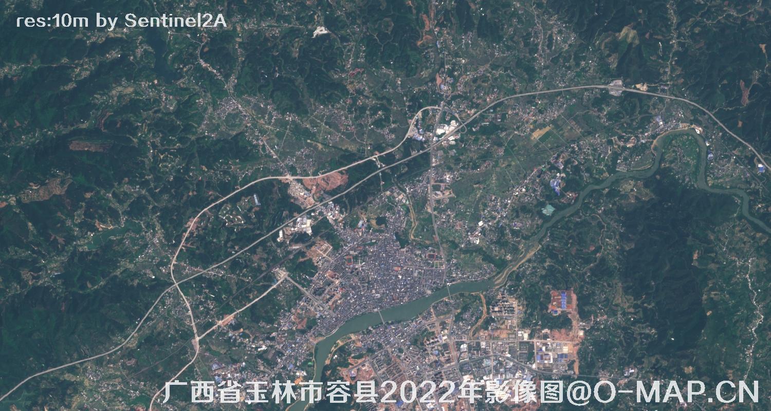 容縣最新航拍全景，一覽無(wú)余的美麗風(fēng)光??